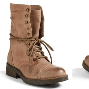 Steve Madden Combat Boots -NEVER WORN